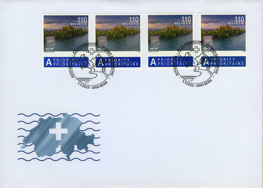 [7303.1857.04] 2022, Schweizer Flusslandschaften