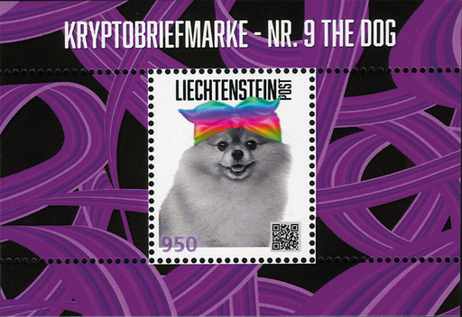 [7829.9.04] 2024, "The Dog" Kopftuch regenbogen