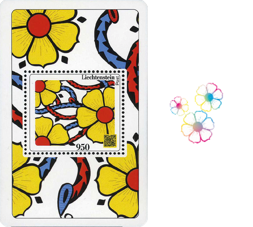 [7829.2024.03] 2024, NFT-Jasskarten "Die dreifache Rose"