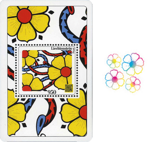 [7829.2024.04] 2024, NFT-Jasskarten "Die vierfache Rose"