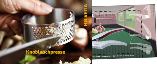 [7593.2016.07] 2024, Schweizer Erfindungen - Knoblauchpresse
