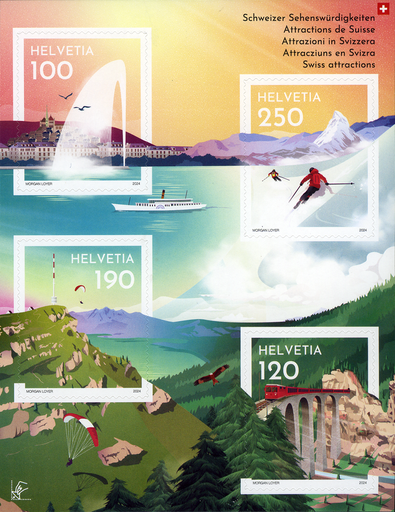 [7300.2025.01] 2024, Schweizer Sehenswürdigkeiten