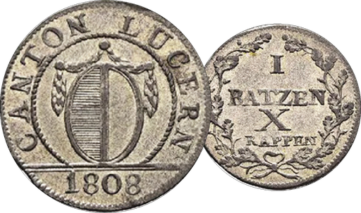 [8018.1808.01] 1808, 1 Batzen, Luzern