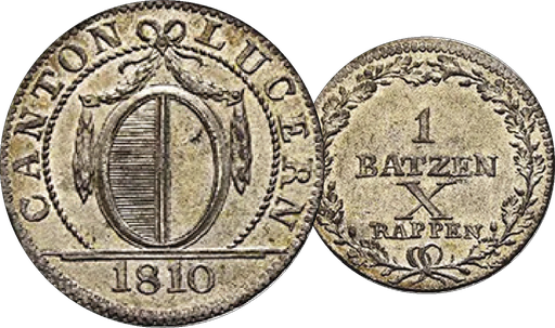 [8018.1810.01] 1810, 1 Batzen, Luzern