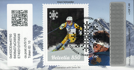 [7321.5.20] 2024, Crypto Stamp &quot;Vreni Schneider&quot; - Basic Edition