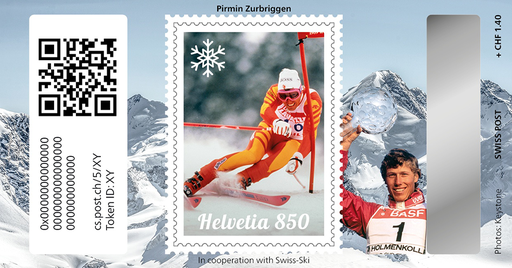 [7321.5.21] 2024, Crypto Stamp &quot;Pirmin Zurbriggen&quot; - Basic Edition