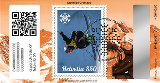 [7321.5.32] 2024, Crypto Stamp &quot;Mathilde Gremaud&quot; - Bronze Edition