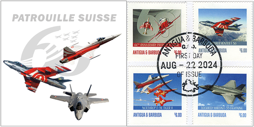 [1600.2024.08] 2024, 60 Jahre Patrouille Suisse, Antigua und Barbuda