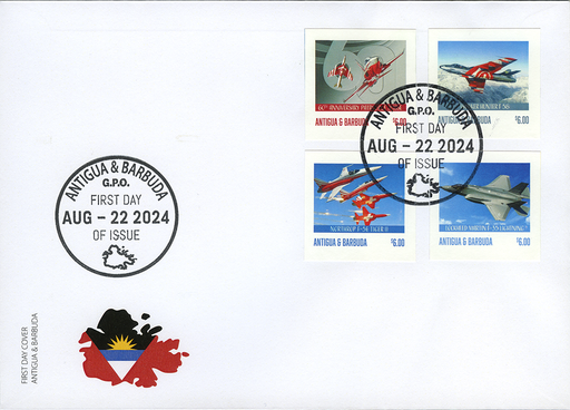 [1600.2024.16] 2024, 60 Jahre Patrouille Suisse, Antigua und Barbuda UNGEZÄHNT