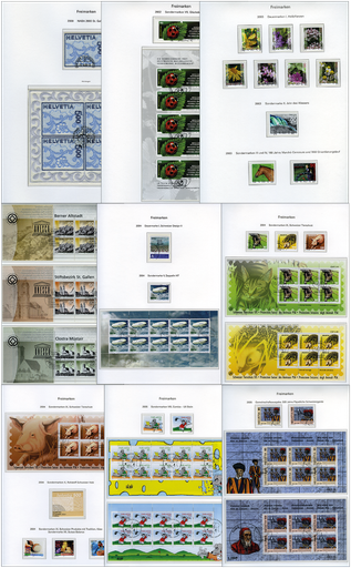 [7300.1996.06] 1996-2021, Spezialkollektion "Dauer- und Sondermarken" komplett