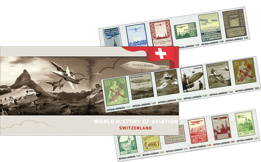 [1600.2024.20] 2024, WORLD HISTORY OF AVIATION, Switzerland UNGEZÄHNT