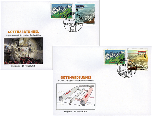 [7300.2025.03] 2025, Gotthardtunnel-Set, Beginn Ausbruch zweite Röhre