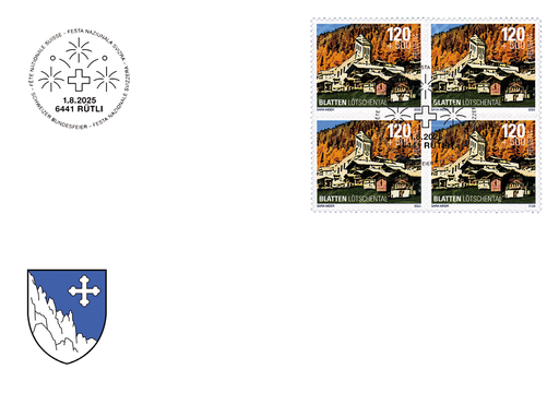 [7418.143.01] 120 + 500 Rp. ICH HELFE Solidarität für Blatten