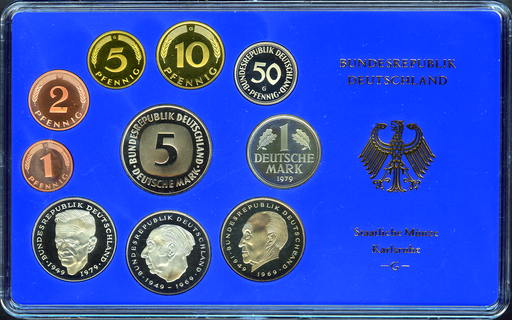 [7993.1979.01] 1979, Kursmünzensatz Deutschland