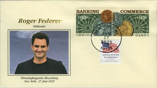 [9974.2025.12] 2025, Roger Federer - Milliardär