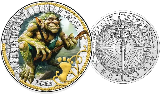 [7993.2025.18] 2025, Fantastische Fabelwesen, Troll, Österreich