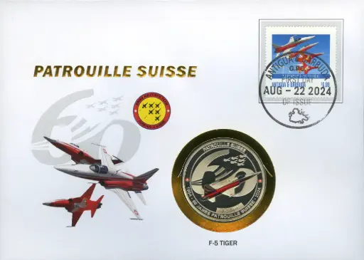 [9959.2024.31] 2024, Patrouille Suisse - 60 Jahre Patrouille Suisse, Antigua und Barbuda - F-5 Tiger