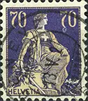 [7300.162.05] 70 Rp. dunkelviolett, Abart: Putzer