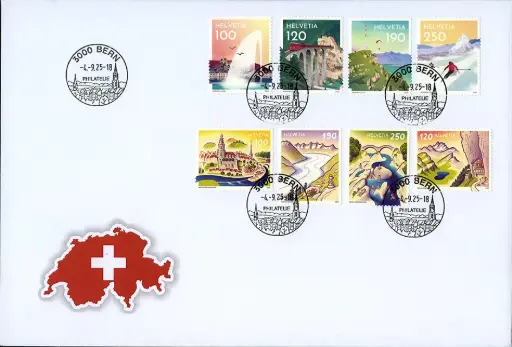 [7303.2072.02] 2025, Schweizer Sehenswürdigkeiten 