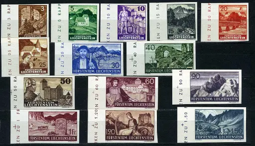 [7820.126.05] 1937-1938, Landschaftsbilder, Schlösser und Burgen UNGEZÄHNT