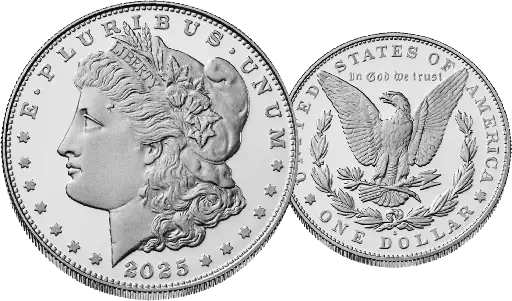 [7984.2025.31] 2025, 1 Dollar, Morgan Dollar, USA