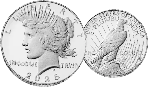 [7984.2025.32] 2025, 1 Dollar, Peace Dollar, USA