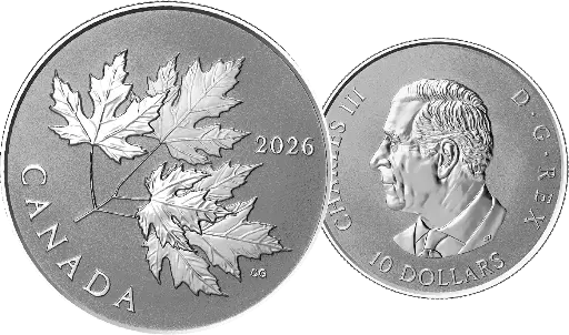 [7984.2026.04] 2026, Glänzende Ahornblätter, Kanada