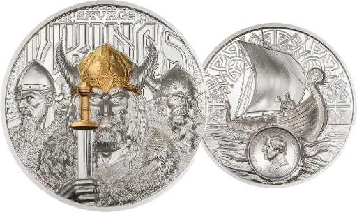 [7986.2026.07] 2026, 20 Dollars, Cook Islands Legends - Savage Vikings
