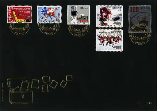 [7303.2103.02] 2026, schwarzer Sonderbeleg "Eishockey-Weltmeisterschaft"