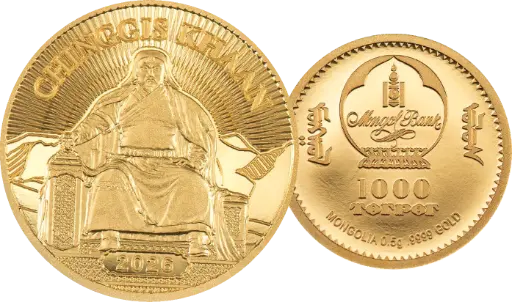 [7997.2026.11] 2026, 1000 Togrog, Chinggis Khaan, Mongolei