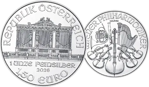 [7986.2026.15] 2026, 1.50 Euro, Wiener Philharmoniker, Österreich