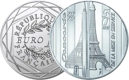 [7983.2026.04] 2026, 10 Euro, Concorde, Frankreich