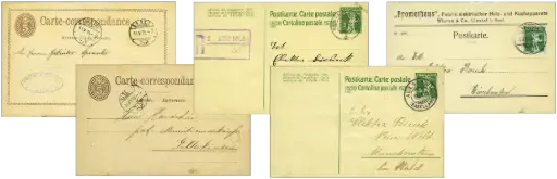 [7240.1879.01] 1879-1920, BASELLAND-Belege 