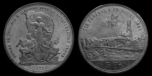 [8040.1881.02] 1881, Schützenfest Fribourg 