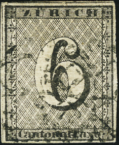 [7013.2.68] 1843, Zürich 6, Type I