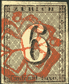 [7013.2.07] 1843, Zürich 6, Type III