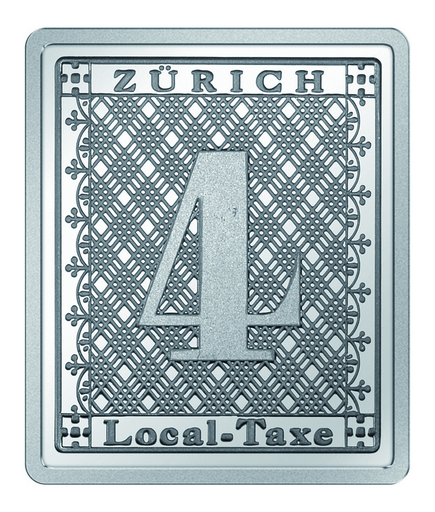 [7030.1843.02] Zürich 4 in Silber