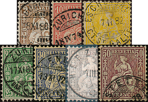 [7240.37.08] 1867-1878, Sitzende Helvetia, gezähnt