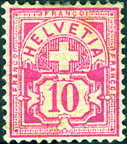 [7260.61.01] 10 Rp. karmin