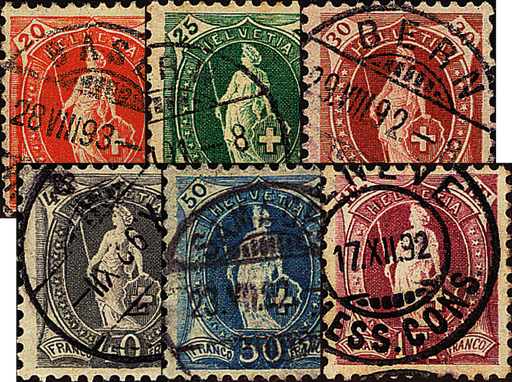 [7270.66.29] 1891-1898, Stehende Helvetia