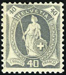 [7270.76.03] 40 Rp. dunkelgrau