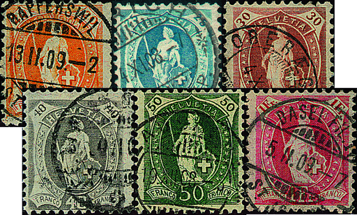 [7290.94.09] 1907-1908, Stehende Helvetia