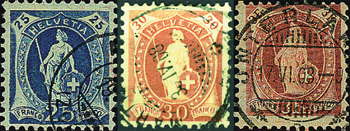 [7290.95.12] 1907-1908, Stehende Helvetia