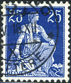 [7300.109.03] 25 Rp. blau-hellblau