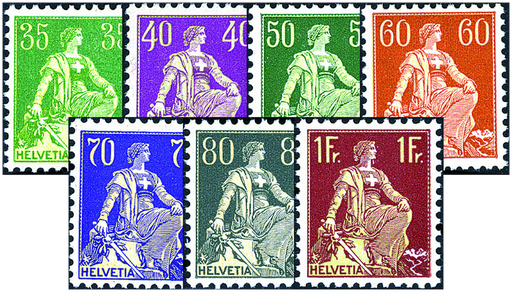 [7300.111.07] 1933-1934, Helvetia mit Schwert