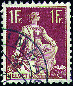 [7300.115.04] 1 Fr. karmin-grün