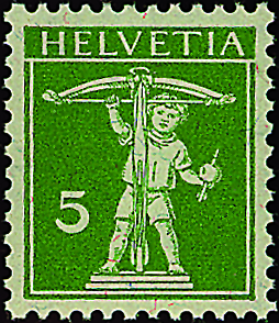 [7300.125.01] 5 Rp. grün, Type 2