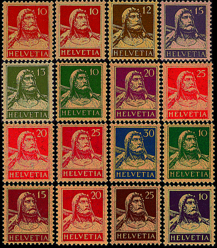 [7300.126.09] 1914-1930, Tellbrustbild