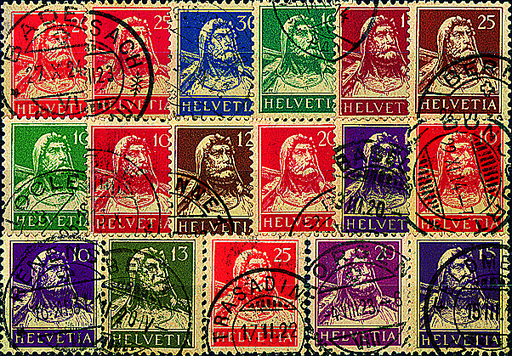 [7300.126.10] 1914-1930, Tellbrustbild