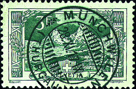 [7300.129.02] 3 Fr. Mythen blaugrün